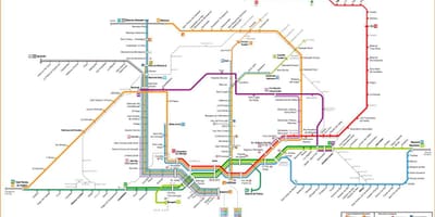 Barcelona mapa estação de comboios