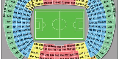 Camp nou, o estádio do mapa de assentos