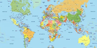 Barcelona, espanha no mapa