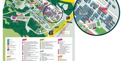 Mapa do campus da uab